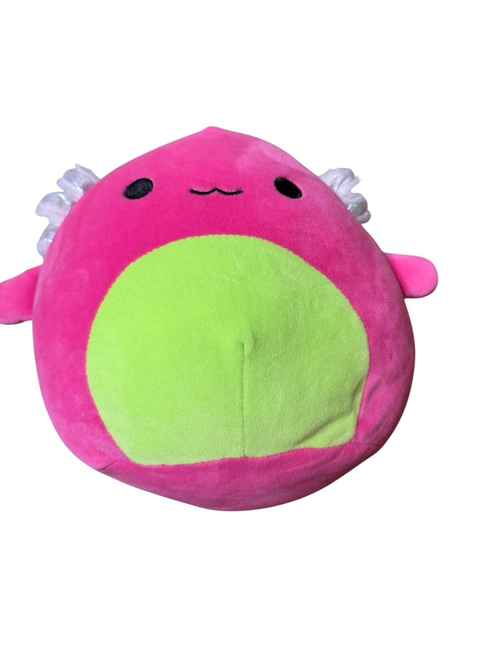 Squishmallow Archie the Axolotl 8" Blacklight Edition Neon Pink Kellytoy